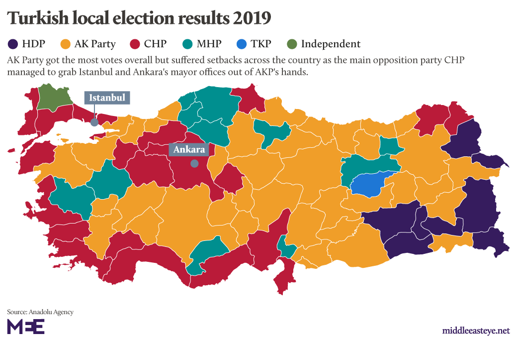 Erdogan Disputes Election Results After AKP Stunning Loss Of 3 Largest
